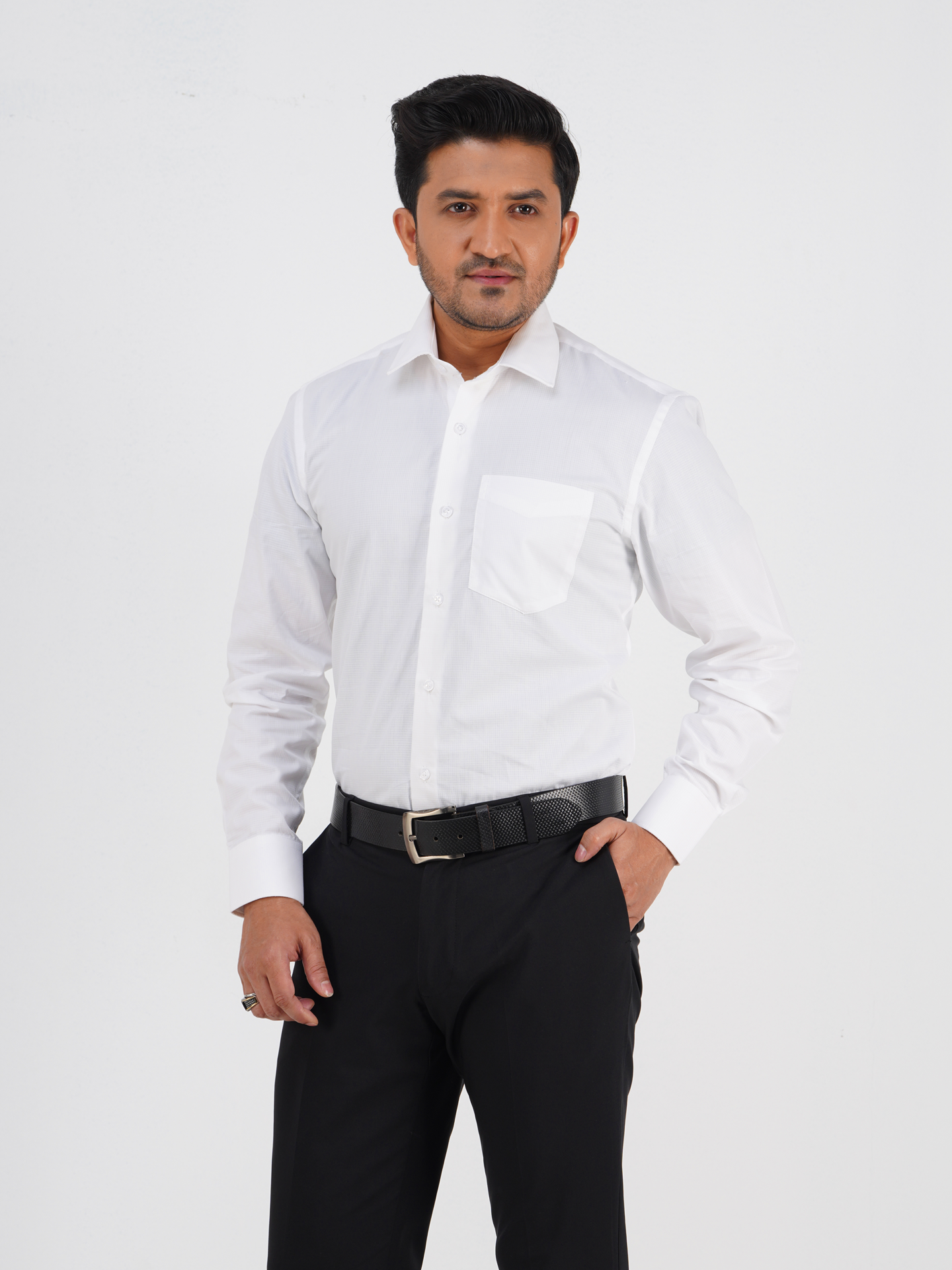 Men's Long Sleeve Regular Fit Official Shirts