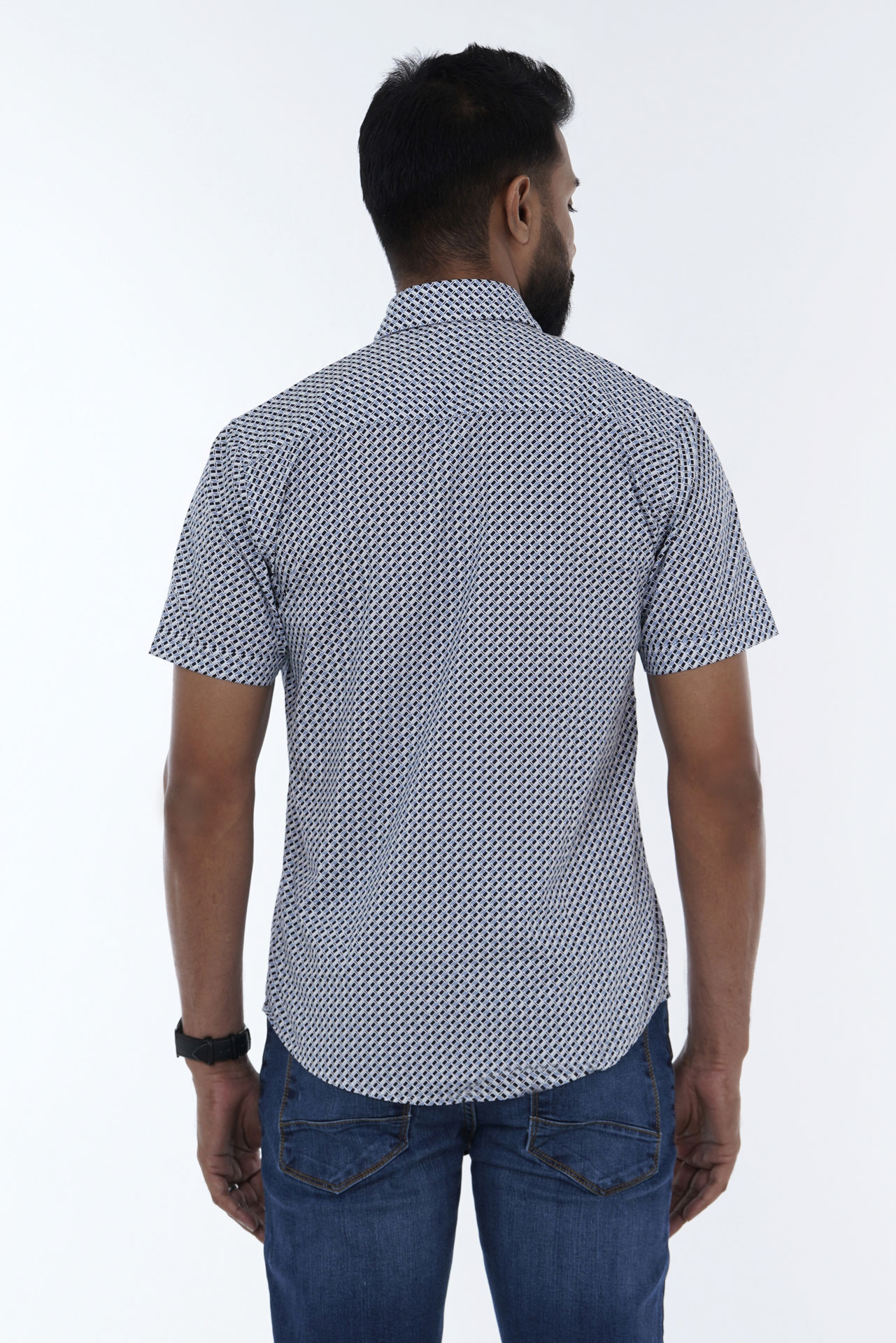 Men's Regular-Fit Short-Sleeve Print Shirt