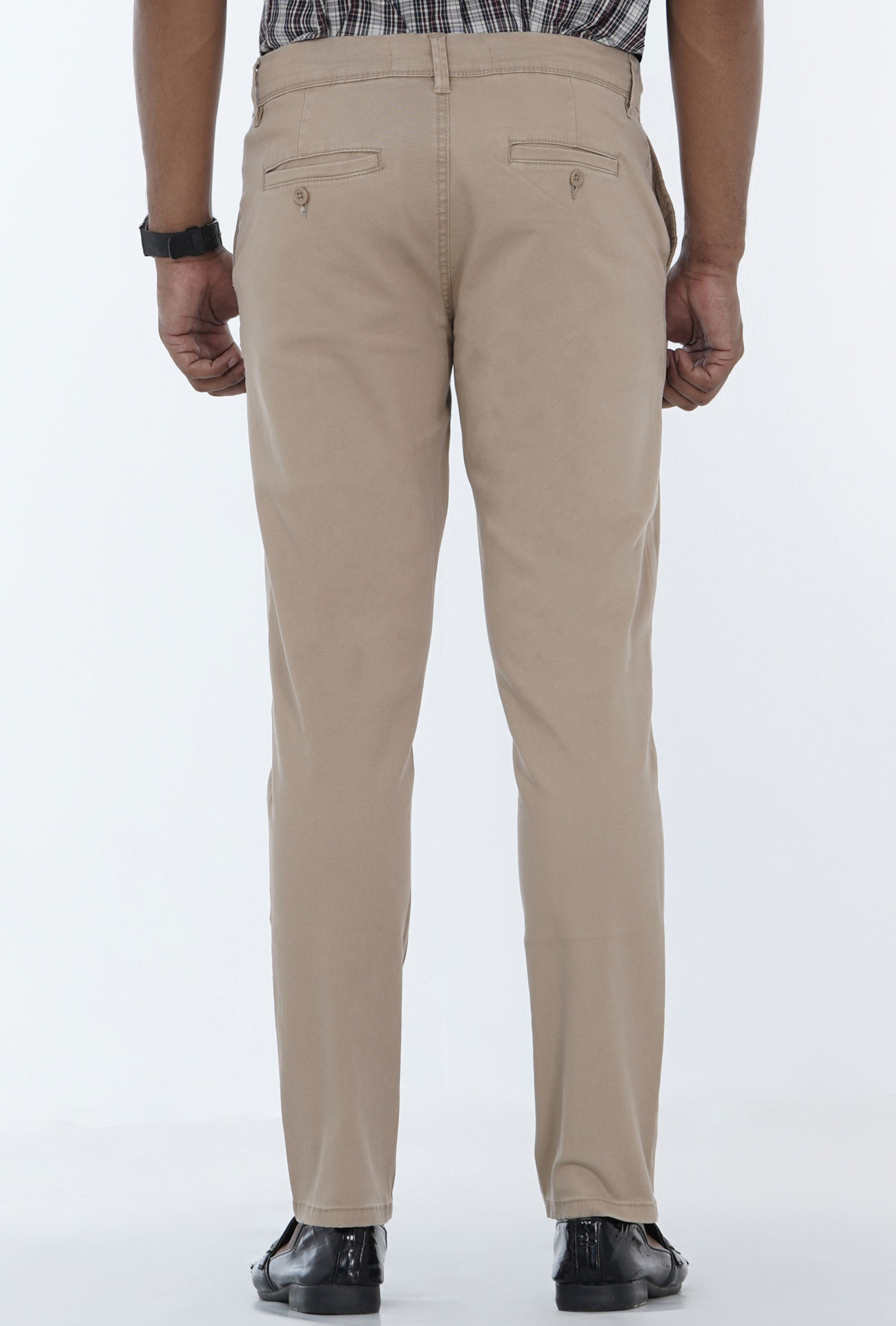 Men's Slim-Fit Flat-Front Dress Chino Pant