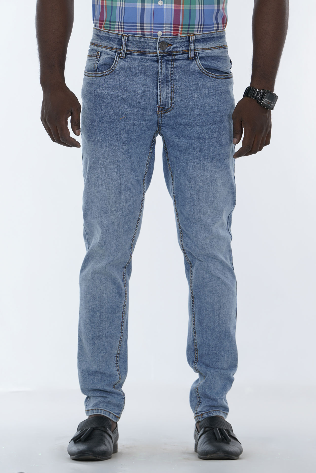 Men's Slim-Fit Denim 5 Pocket Jeans Pant